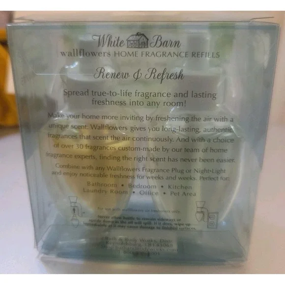 Bath & Body Works RENEW & REFRESH Wallflower Refill Bulbs *2 Pack* NEW - Picture 3 of 5